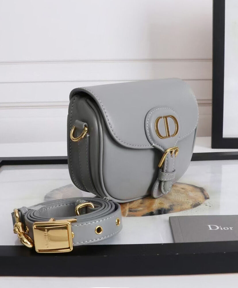 Christian Dior Small Dior Bobby Bag Gray